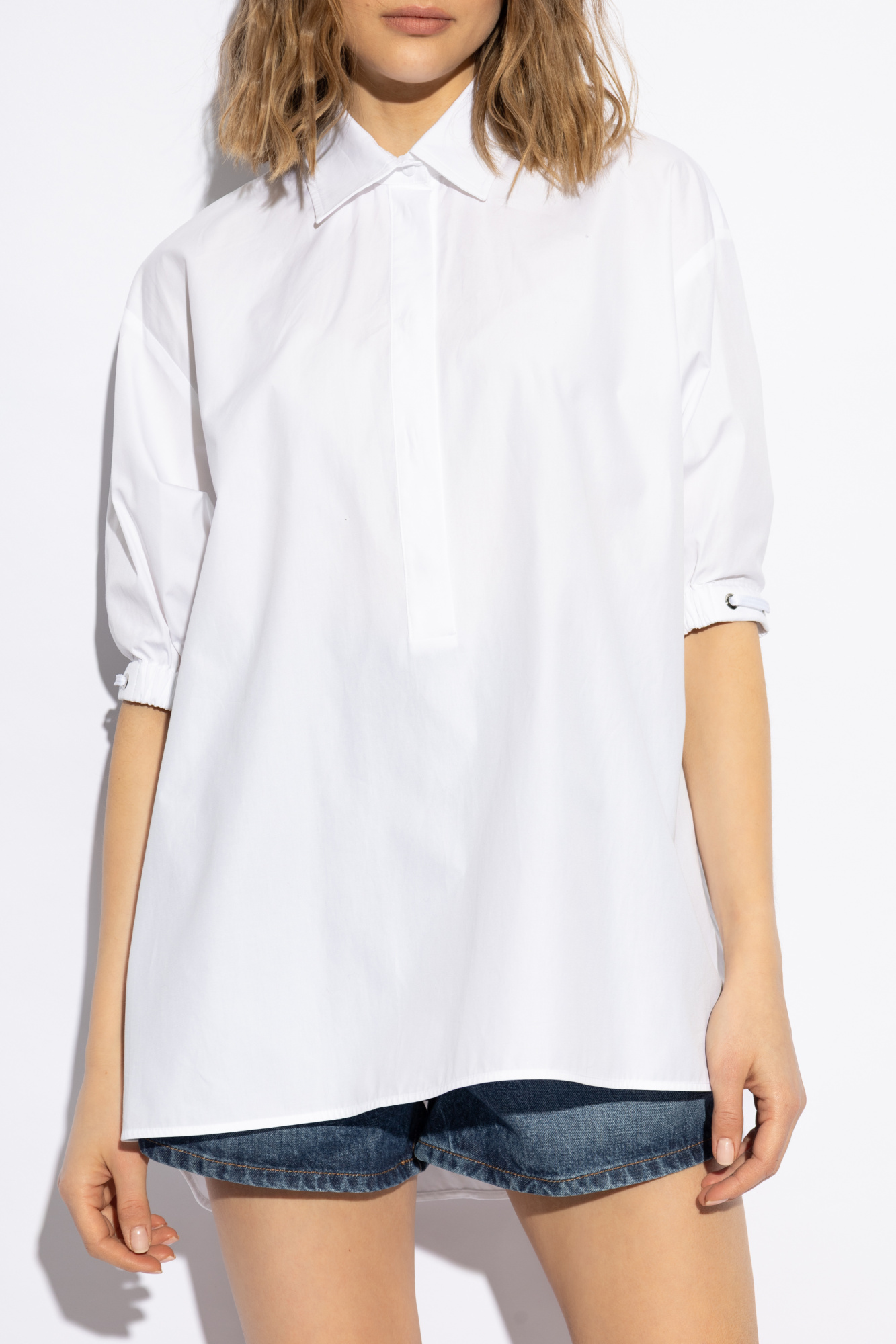 Tシャツ・カットソー Max Mara SS25 TEANO POPELINE SHIRT (2511191052600 001) Max Mara Shirt Teano | Women's Clothing | Vitkac